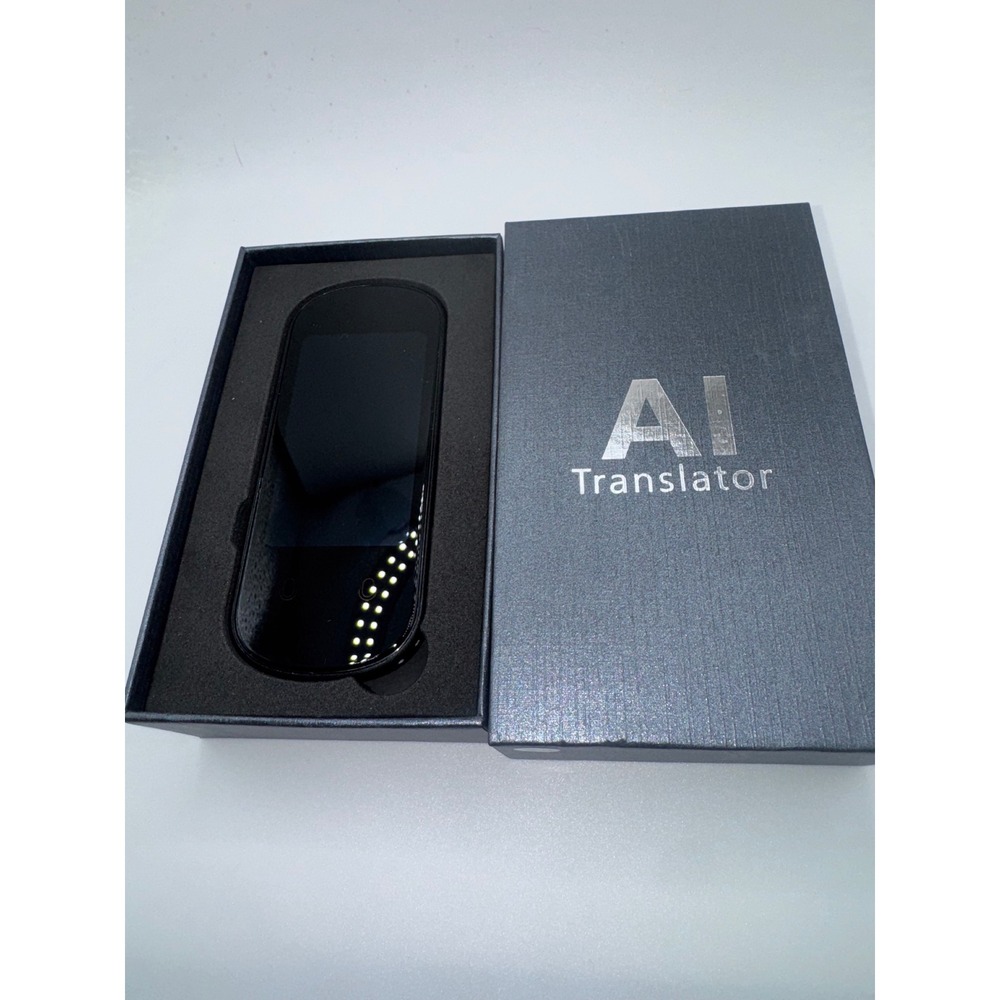 AI Translator Portable Two Way Real Time Voice Translation Device Grey WiFi - Picture 3 of 3